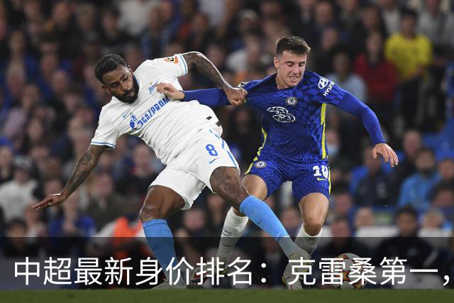 中超最新身价排名：克雷桑第一，米特里策下降，前十外援霸榜